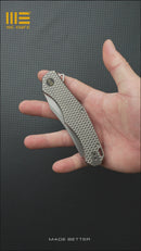 WEKNIFE RekkeR Flipper Knife Titanium Handle (3.61" CPM 20CV Blade) WE22010G-2