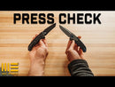 WEKNIFE Press Check Flipper Knife Titanium & G10 Handle (3.15" CPM 20CV Balde) WE20078A-1