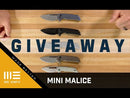 WEKNIFE Mini Malice Flipper & Button Lock Knife Titanium Handle (2.98" CPM 20CV Blade) WE054BL-4
