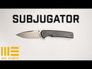 WEKNIFE Subjugator Flipper & Thumb Stud Knife Titanium Handle (3.48" CPM 20CV Blade) WE21014C-5