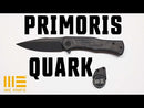 WEKNIFE Quark Fixed Blade Neck Knife Titanium & Carbon Fiber (0.47" M390 Blade) WE20021-2