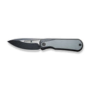 WEKNIFE Baloo Mystery Box Front Flipper & Thumb Hole Knife Black Titanium Handle With Gray G10 Inlay (3.31" Black Stonewashed CPM 20CV Blade, Satin Flat) WE21033 - 1 MB, With One Free Mystery WE Or CIVIVI Model