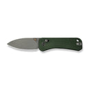 WEKNIFE Banter 2 Thumb Stud & Crossbar Lock Knife Green Canvas Micarta Handle (2.87" Gray Stonewashed CPM S35VN Blade) WE23075 - 3