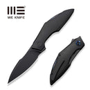 WEKNIFE Krait Snake Flipper Knife Black Titanium Handle (3.34" Black Stonewashed Bohler M390 Blade) WE24084 - 1