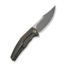 WEKNIFE Kyklos Flipper Knife Bronze Titanium Handle (3.79" Gray Stonewashed Bohler M390 Blade, Satin Flat) WE23086 - 2