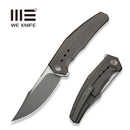 WEKNIFE Kyklos Flipper Knife Bronze Titanium Handle (3.79" Gray Stonewashed Bohler M390 Blade, Satin Flat) WE23086 - 2