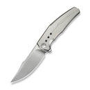 WEKNIFE Kyklos Flipper Knife Gray Titanium Handle (3.79" Hand Rubbed Satin Bohler M390 Blade) WE23086 - 4
