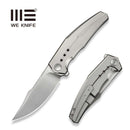 WEKNIFE Kyklos Flipper Knife Gray Titanium Handle (3.79" Hand Rubbed Satin Bohler M390 Blade) WE23086 - 4