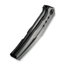 WEKNIFE Kyklos Flipper Knife Satin / Black Titanium Handle (3.79" Black Stonewashed Bohler M390 Blade, Satin Flat) WE23086 - 3