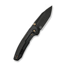 WEKNIFE Micro Trogon Thumb Stud Knife Black Titanium Handle (2.68" Black Stonewashed Bohler M390 Blade) WE24043 - 1