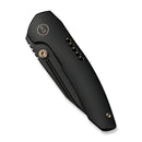 WEKNIFE Micro Trogon Thumb Stud Knife Black Titanium Handle (2.68" Black Stonewashed Bohler M390 Blade) WE24043 - 1