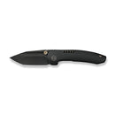 WEKNIFE Micro Trogon Thumb Stud Knife Black Titanium Handle (2.68" Black Stonewashed Bohler M390 Blade) WE24043 - 1