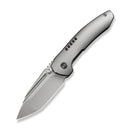 WEKNIFE Micro Trogon Thumb Stud Knife Satin Polished Titanium Handle (2.68" Polished Bead Blasted Bohler M390 Blade) WE24043 - 2