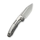 WEKNIFE Micro Trogon Thumb Stud Knife Satin Polished Titanium Handle (2.68" Polished Bead Blasted Bohler M390 Blade) WE24043 - 2