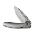 WEKNIFE Micro Trogon Thumb Stud Knife Satin Polished Titanium Handle (2.68" Polished Bead Blasted Bohler M390 Blade) WE24043 - 2