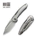 WEKNIFE Micro Trogon Thumb Stud Knife Satin Polished Titanium Handle (2.68" Polished Bead Blasted Bohler M390 Blade) WE24043 - 2