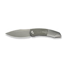 WEKNIFE Sine Wave Flipper Knife Gray Hand Rubbed & Satin Titanium Handle (3.98" Stonewashed Bohler M390 Blade) WE23069B - 2