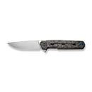 WEKNIFE Navo Flipper Knife Carbon Fiber & Titanium Handle (3.25" CPM 20CV Blade) WE22026-2
