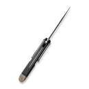 WEKNIFE Diatomic Flipper Knife Black Titanium Handle & Bronze Endcap (3.78" Polished Bead Blasted CPM 20CV Blade) WE22032-3