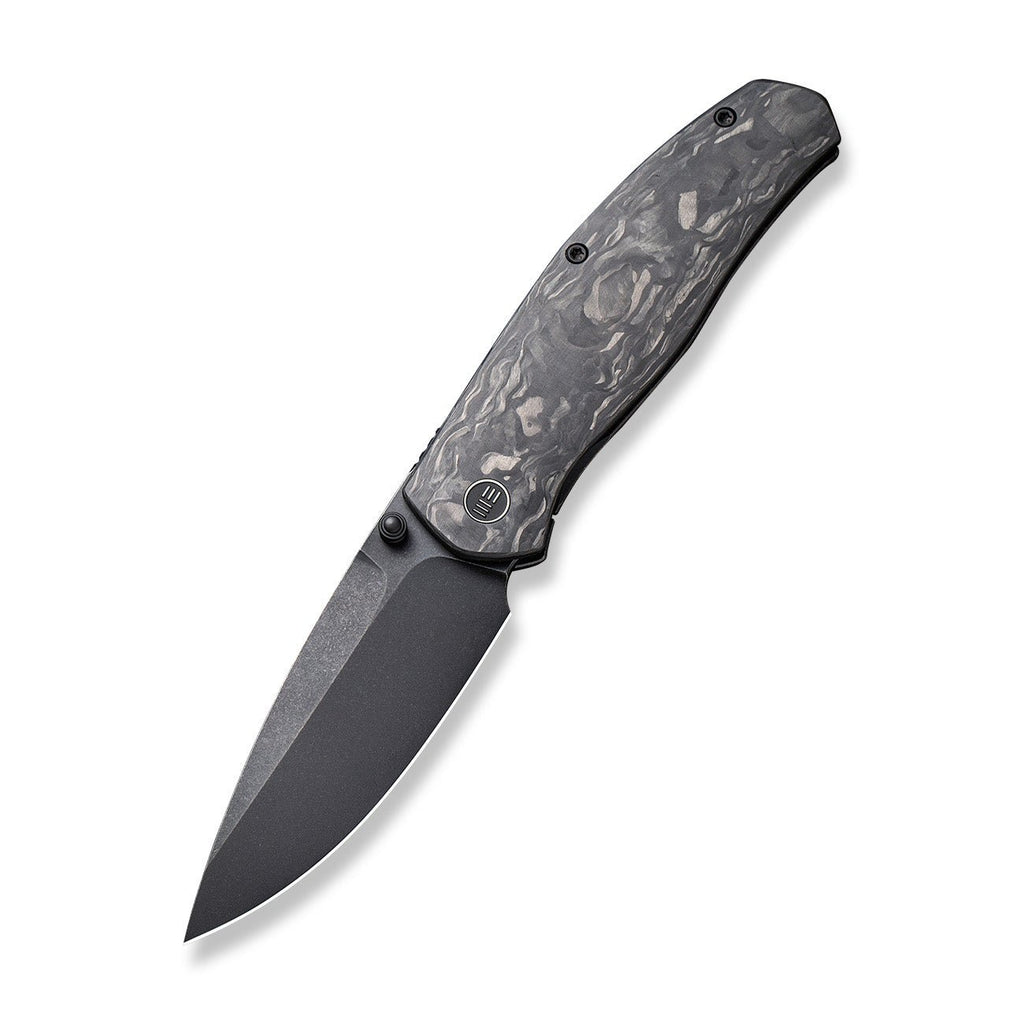 WEKNIFE Esprit Thumb & We Stud – Flipper Carbon Fibe Titanium Knife Knife Front 