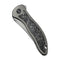 WEKNIFE Mini Synergy Flipper Knife Titanium Integral Handle With Carbon Fiber Inlay (2.93" CPM 20CV Blade) 2012CF-A