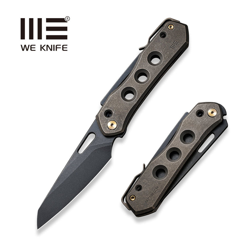 WEKNIFE Vision R Manual Thumb Knife Titanium Handle (3.54" CPM 20CV Blade) WE21031-4