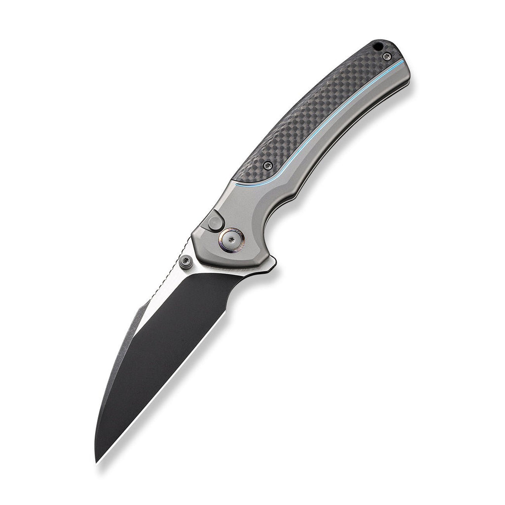 WEKNIFE Ziffius Flipper & Thumb Stud & Button Lock Knife Titanium & Carbon  Fiber Handle CPM 20CV – We Knife