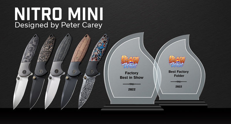 WE22015-Nitro Mini — BLADE SHOW WEST Best Factory Folder & Factory Best in Show 2022 - We Knife