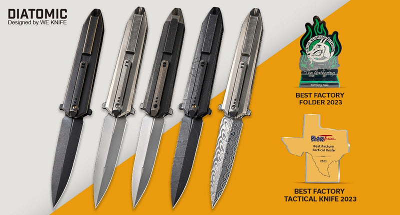 WE22032-Diatomic — BLADE SHOW TEXAS Best Factory Tactical Knife & USN GATHERING SHOW Best Factory Folder 2023 - We Knife