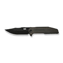 WEKNIFE Barracks Flipper Knife Bronze Titanium Handle (3.85" Black Stonewashed Bohler M390 Blade) WE25078-2