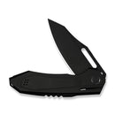 WEKNIFE Bogey Flipper & Thumb Hole Knife Black Titanium Handle (3.64" Black Stonewashed Bohler M390 Blade) WE23088-1