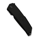 WEKNIFE Capstan Flipper Knife Black Titanium Handle (3.91" Black Stonewashed Bohler M390 Blade) WE24047-1
