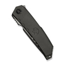 WEKNIFE Capstan Flipper Knife Gray Titanium Handle (3.91" Gray Stonewashed Bohler M390 Blade, Satin Flat) WE24047-2