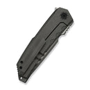 WEKNIFE Capstan Flipper Knife Gray Titanium Handle (3.91" Gray Stonewashed Bohler M390 Blade, Satin Flat) WE24047-2