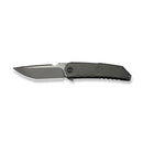 WEKNIFE Capstan Flipper Knife Gray Titanium Handle (3.91" Gray Stonewashed Bohler M390 Blade, Satin Flat) WE24047-2