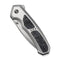 WEKNIFE Corwyn Flipper & Thumb Stud Knife Gray Titanium Handle With Black & Pink Carbon Fiber Inlay (3.7" Stonewashed Bohler M390 Blade) WE24088-2