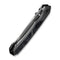 WEKNIFE Corwyn Flipper & Thumb Stud Knife Gray Titanium Handle With Black & Pink Carbon Fiber Inlay (3.7" Stonewashed Bohler M390 Blade) WE24088-2