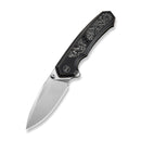 WEKNIFE Corwyn Flipper & Thumb Stud Knife Bronze & Black Titanium Handle With Aluminum Foil Carbon Fiber Inlay (3.7" Satin Finished Bohler M390 Blade) WE24088-3