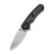 WEKNIFE Corwyn Flipper & Thumb Stud Knife Bronze & Black Titanium Handle With Aluminum Foil Carbon Fiber Inlay (3.7" Satin Finished Bohler M390 Blade) WE24088-3