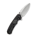 WEKNIFE Corwyn Flipper & Thumb Stud Knife Bronze & Black Titanium Handle With Aluminum Foil Carbon Fiber Inlay (3.7" Satin Finished Bohler M390 Blade) WE24088-3