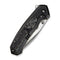 WEKNIFE Corwyn Flipper & Thumb Stud Knife Bronze & Black Titanium Handle With Aluminum Foil Carbon Fiber Inlay (3.7" Satin Finished Bohler M390 Blade) WE24088-3