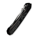 WEKNIFE Corwyn Flipper & Thumb Stud Knife Bronze & Black Titanium Handle With Aluminum Foil Carbon Fiber Inlay (3.7" Satin Finished Bohler M390 Blade) WE24088-3