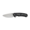 WEKNIFE Corwyn Flipper & Thumb Stud Knife Bronze & Black Titanium Handle With Aluminum Foil Carbon Fiber Inlay (3.7" Satin Finished Bohler M390 Blade) WE24088-3