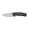 WEKNIFE Corwyn Flipper & Thumb Stud Knife Bronze & Black Titanium Handle With Aluminum Foil Carbon Fiber Inlay (3.7" Satin Finished Bohler M390 Blade) WE24088-3