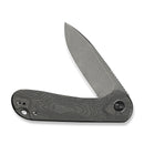 WEKNIFE Elementum Flipper Knife Gray Titanium Handle (2.96" Gray Stonewashed CPM MagnaCut Blade) WE18062XA-2