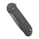 WEKNIFE Elementum Flipper Knife Gray Titanium Handle (2.96" Gray Stonewashed CPM MagnaCut Blade) WE18062XA-2