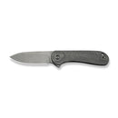 WEKNIFE Elementum Flipper Knife Gray Titanium Handle (2.96" Gray Stonewashed CPM MagnaCut Blade) WE18062XA-2