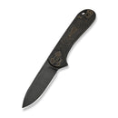 WEKNIFE Elementum Flipper Knife Bronze / Black Titanium Handle (2.96" Black Stonewashed CPM MagnaCut Blade) WE18062XA-3