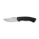 WEKNIFE Essential Knight Flipper Knife Black Titanium Handle With Etched Pattern (3.6" Satin Finished Bohler M390 Blade) WE24003-1