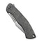 WEKNIFE Essential Knight Flipper Knife Gray Titanium Handle With Etched Pattern (3.6" Satin Finished Bohler M390 Blade) WE24003-3